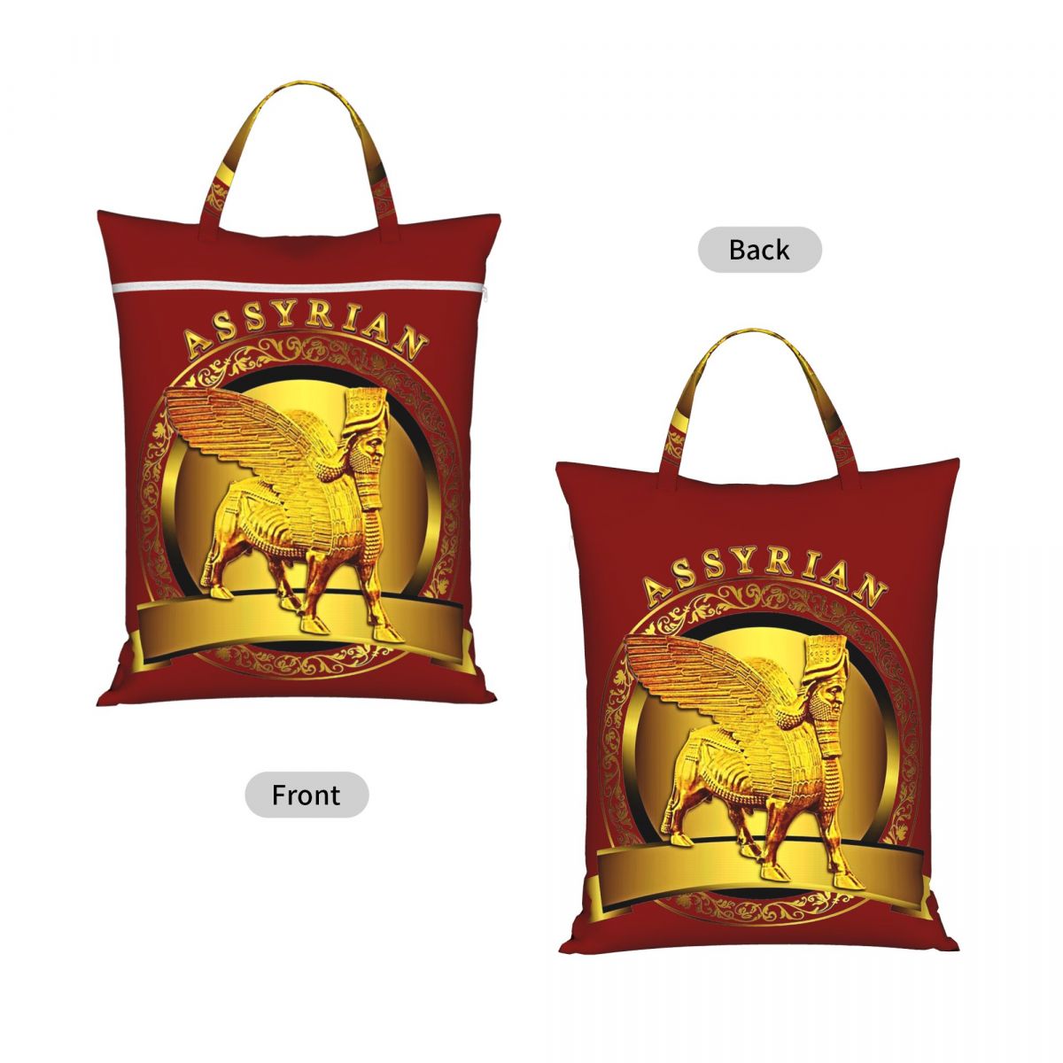 Luxury Yoga Bags - Tas Laundry Perjalanan Mewah Bendera Assyrian