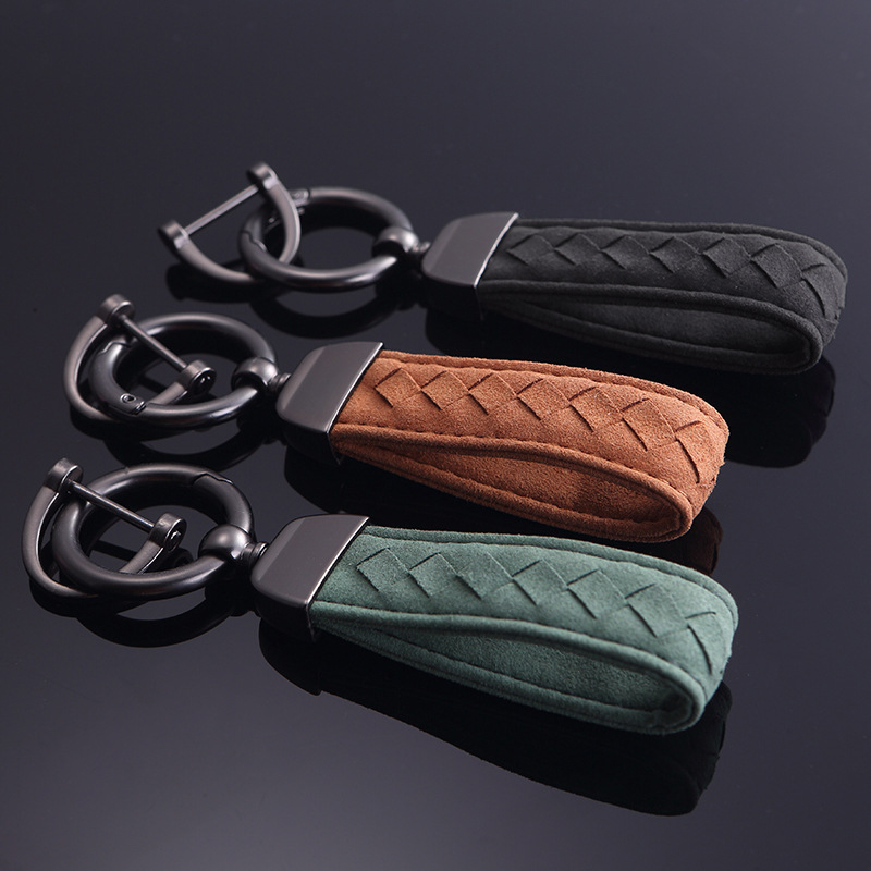 Luxury Xmas Bags - Gantungan Kunci Mobil Mewah Kulit Suede