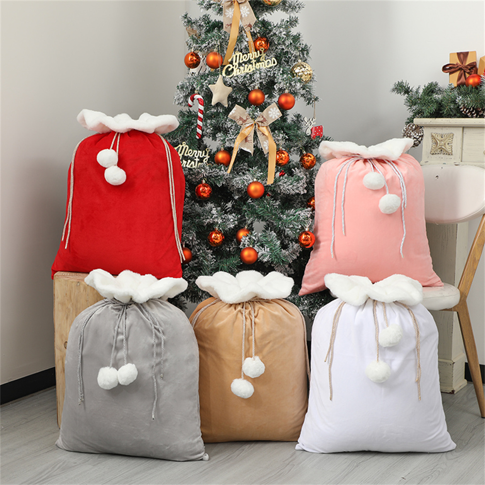 Luxury Xmas Bags - Tas Hadiah Natal Mewah Berbahan Plush