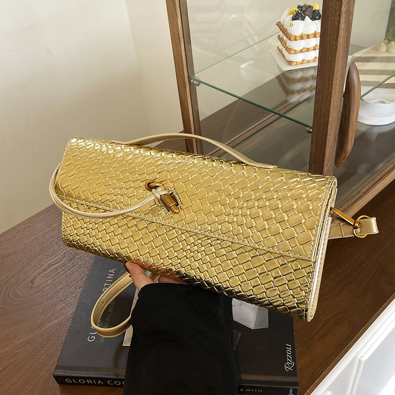 Luxury Bags Made In Italy - Tas Akordeon Tenun untuk Wanita 2025