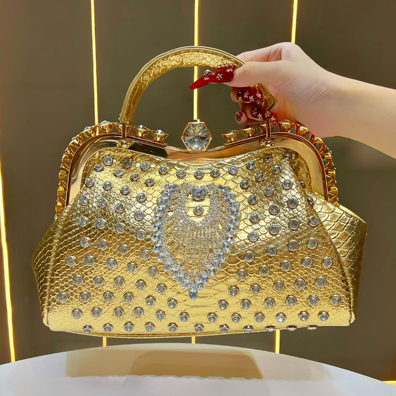 Luxury Bags Big - Tas Tangan Mewah Bertabur Batu Rhinestone