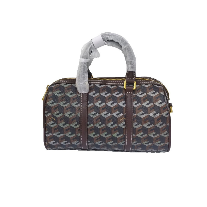 Luxury Bags Goyard - Tas Boston Geometris Wanita Kapasitas Besar