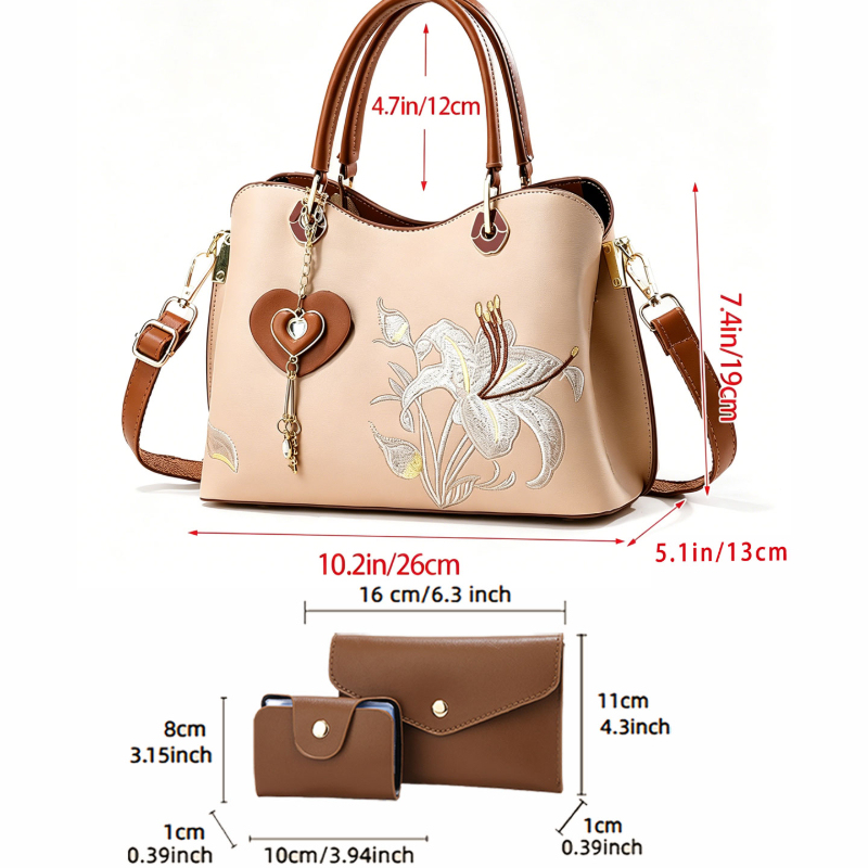 Tas tangan bordir gaya Cina un - Luxury Bags For Women ulasan dan harga