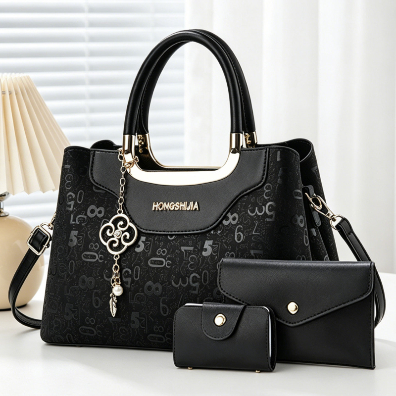 Set Tas Tangan Wanita 3-in-1,  - Luxury Bags For Women ulasan dan harga