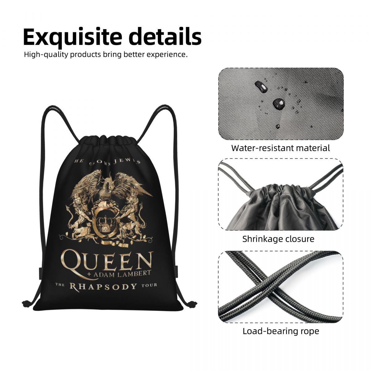 Kustom Freddie Mercury Crown t - Luxury Yoga Bags ulasan dan harga