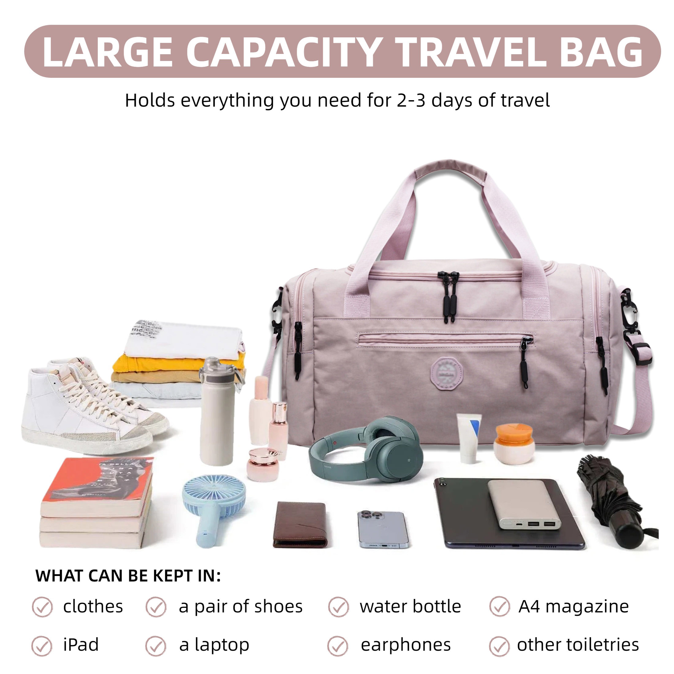 Tas Weekend Berkapasitas Besar - Luxury Yoga Bags ulasan dan harga