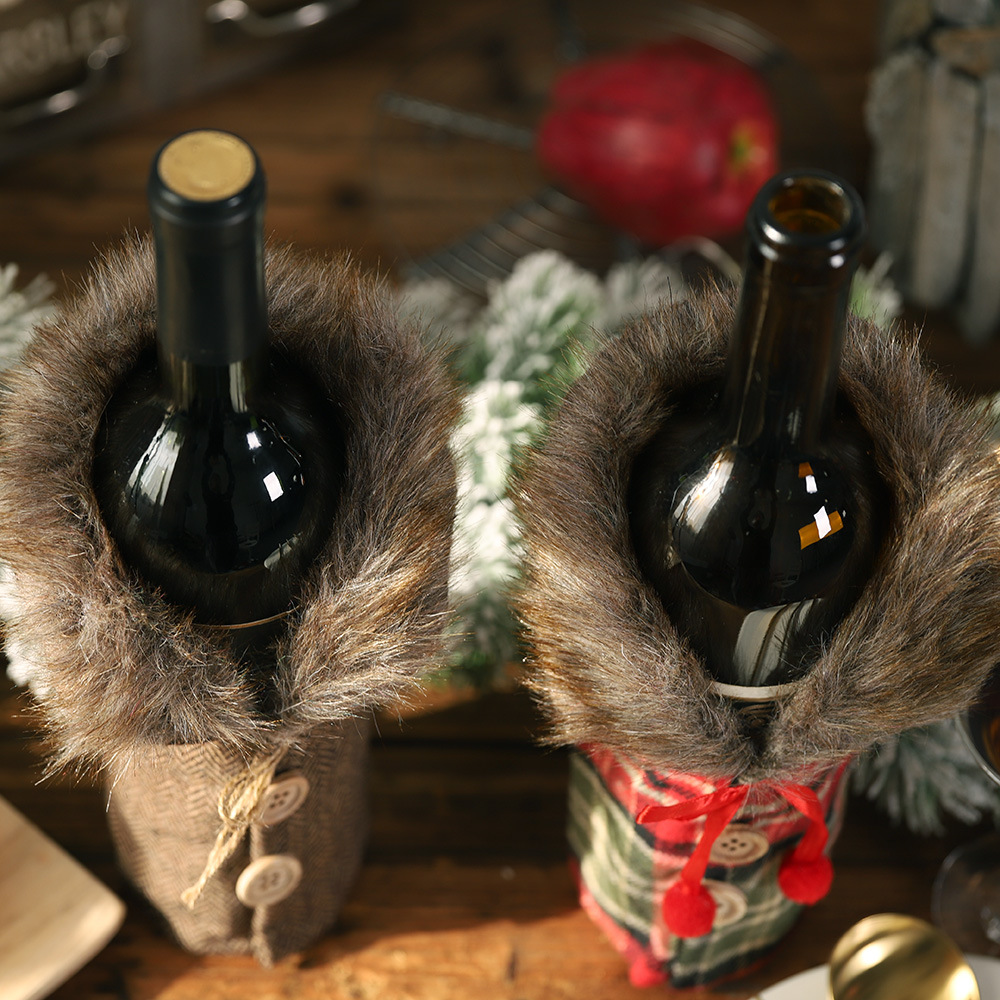 Penutup Botol Anggur Natal Mew - Luxury Xmas Bags ulasan dan harga