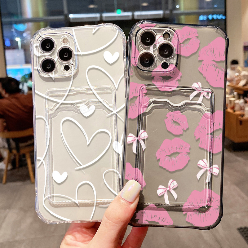 Casing HP Transparan dengan Te - Luxury Bags In Store ulasan dan harga
